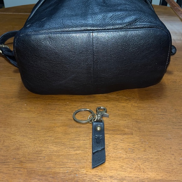 Beautiful Frye Backpack - black leather / studded and chain straps -Jade main image 16
